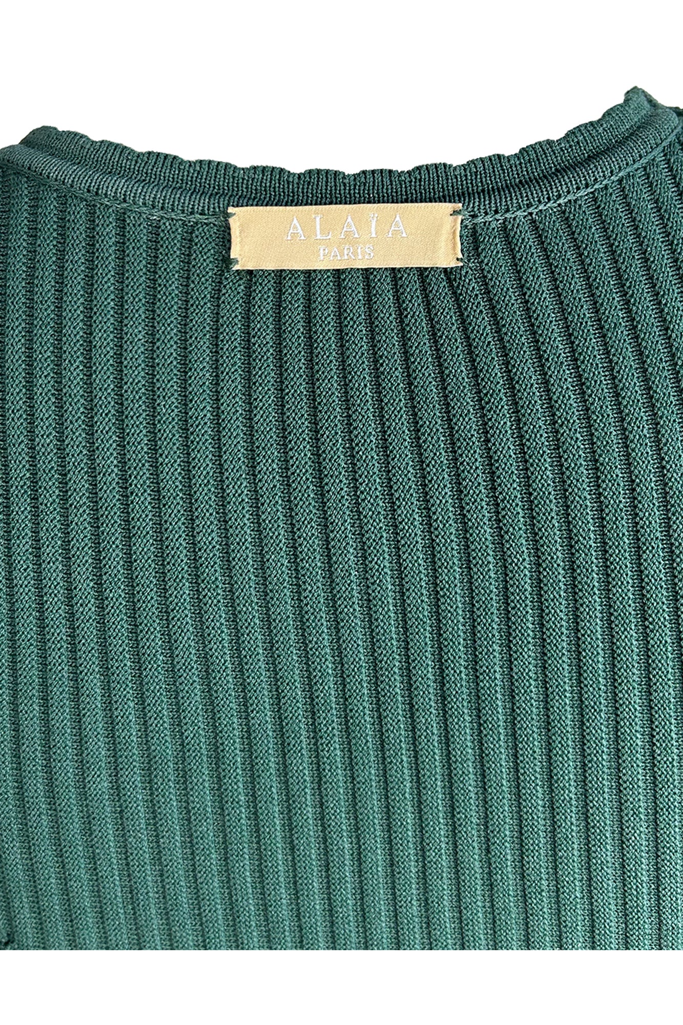 ALAÏA 2010S CLING AND FLARE DRESS