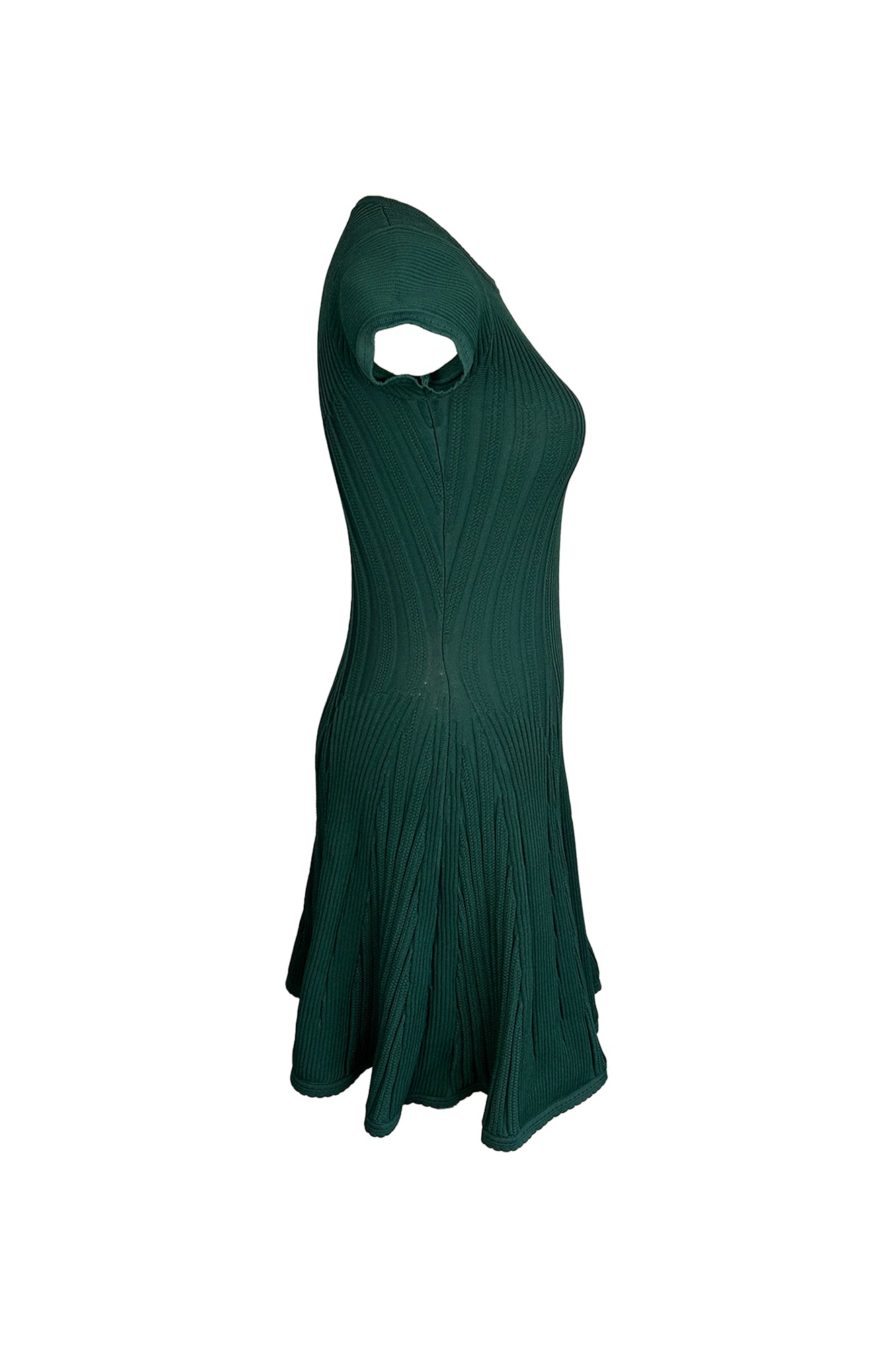 ALAÏA 2010S CLING AND FLARE DRESS