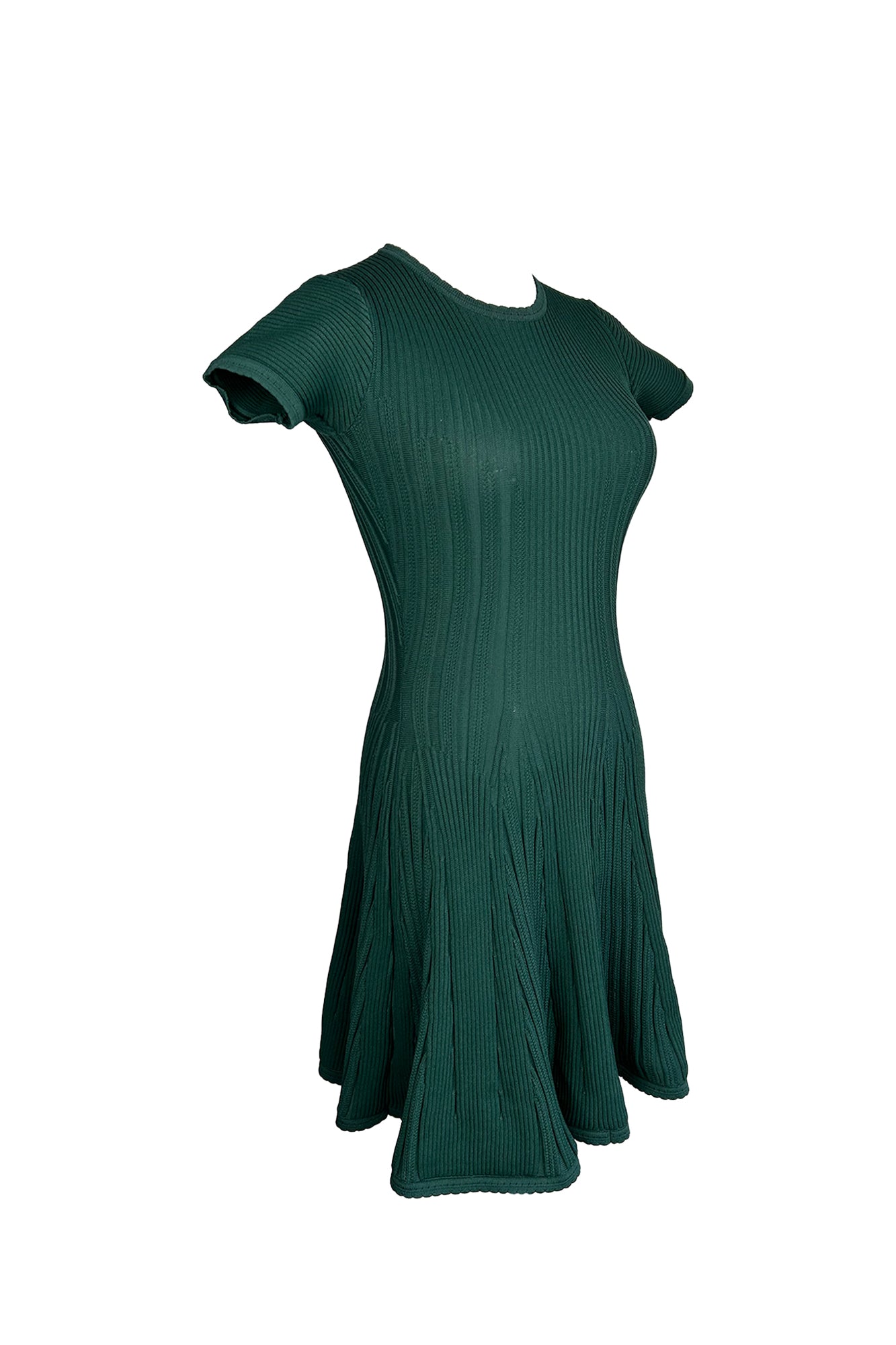 ALAÏA 2010S CLING AND FLARE DRESS