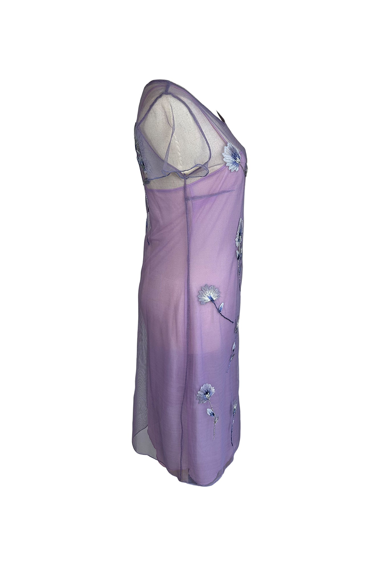 BLUGIRL BLUMARINE 2000S 2 PIECE MESH DRESS