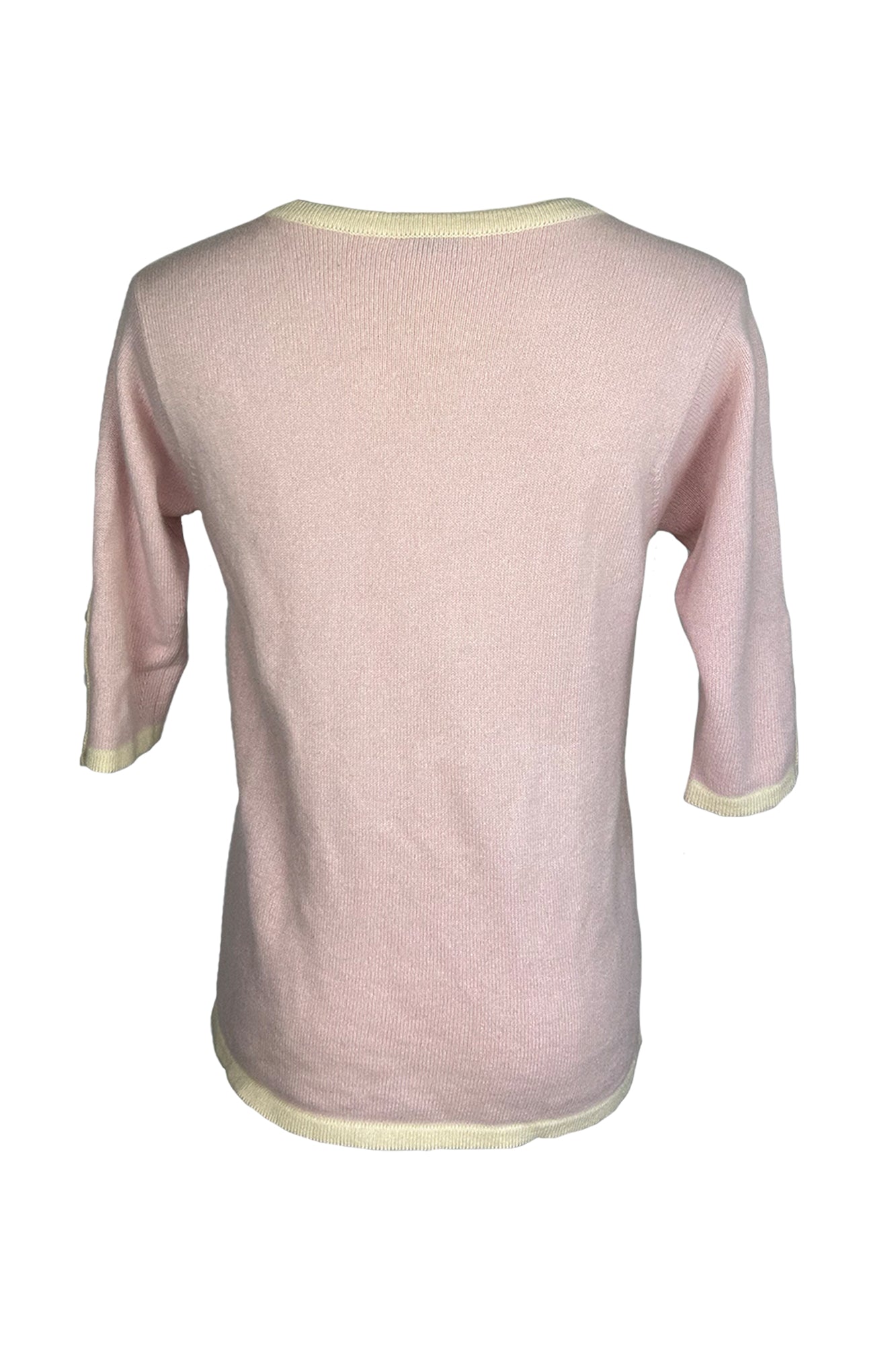 CHANEL 1996 CRUISE SHORT SLEEVE CASHMERE CARDIGAN