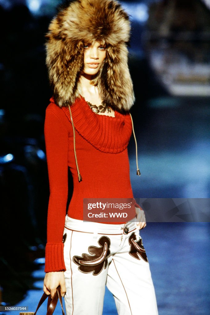 DSQUARED2 F/W 2004 WESTERN MINI SKIRT