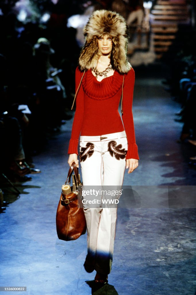 DSQUARED2 F/W 2004 WESTERN MINI SKIRT