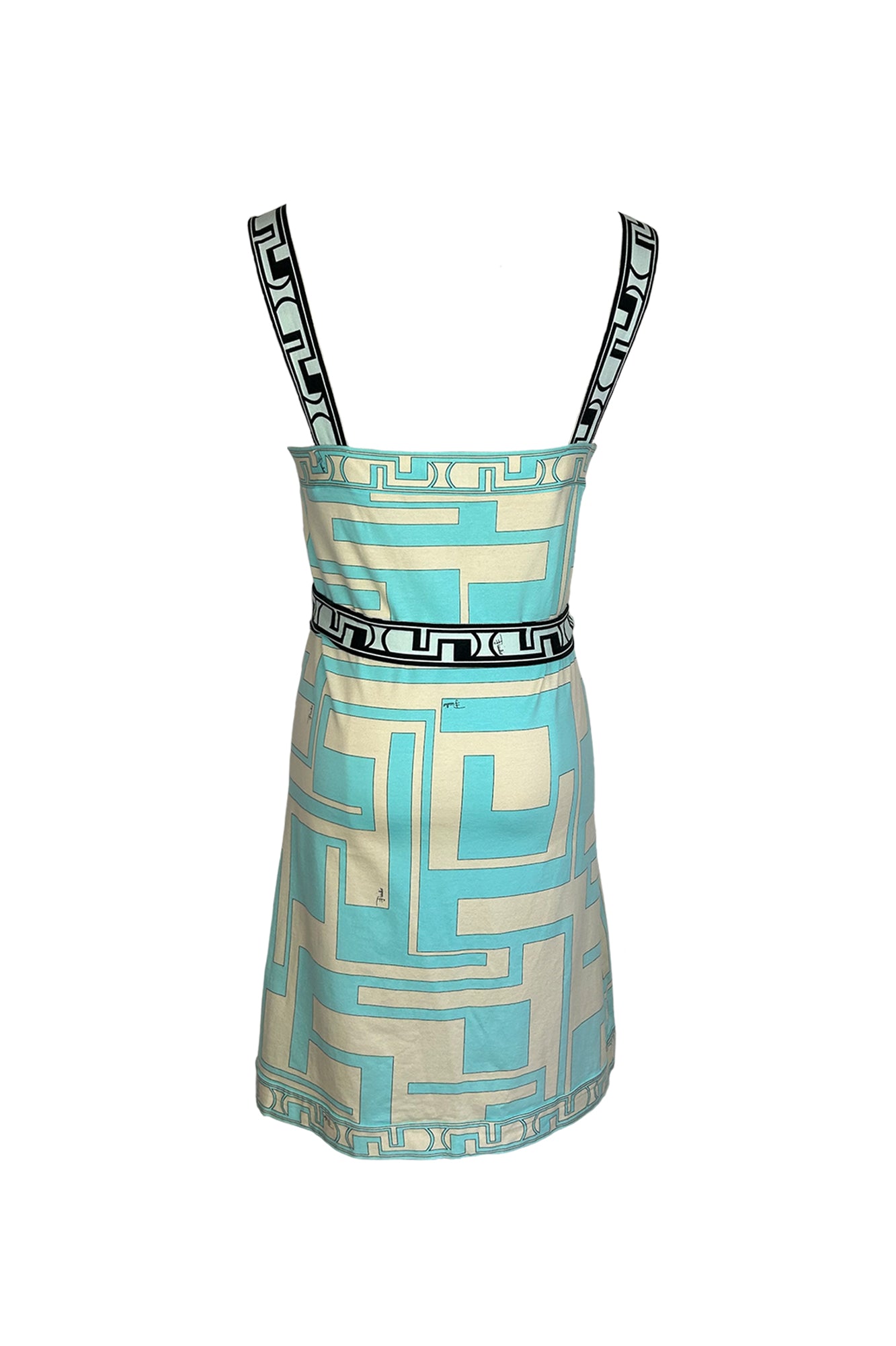 EMILIO PUCCI 1990S TORRE MOTIF DRESS