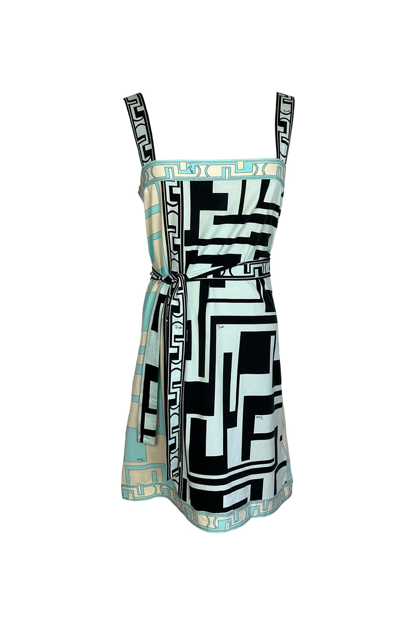 EMILIO PUCCI 1990S TORRE MOTIF DRESS EMILIO PUCCI 1990S TORRE MOTIF DRESS