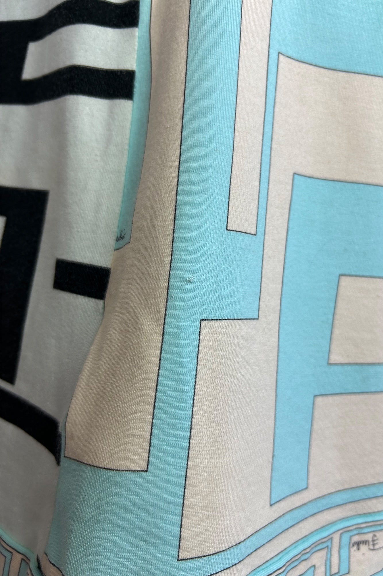 EMILIO PUCCI 1990S TORRE MOTIF DRESS