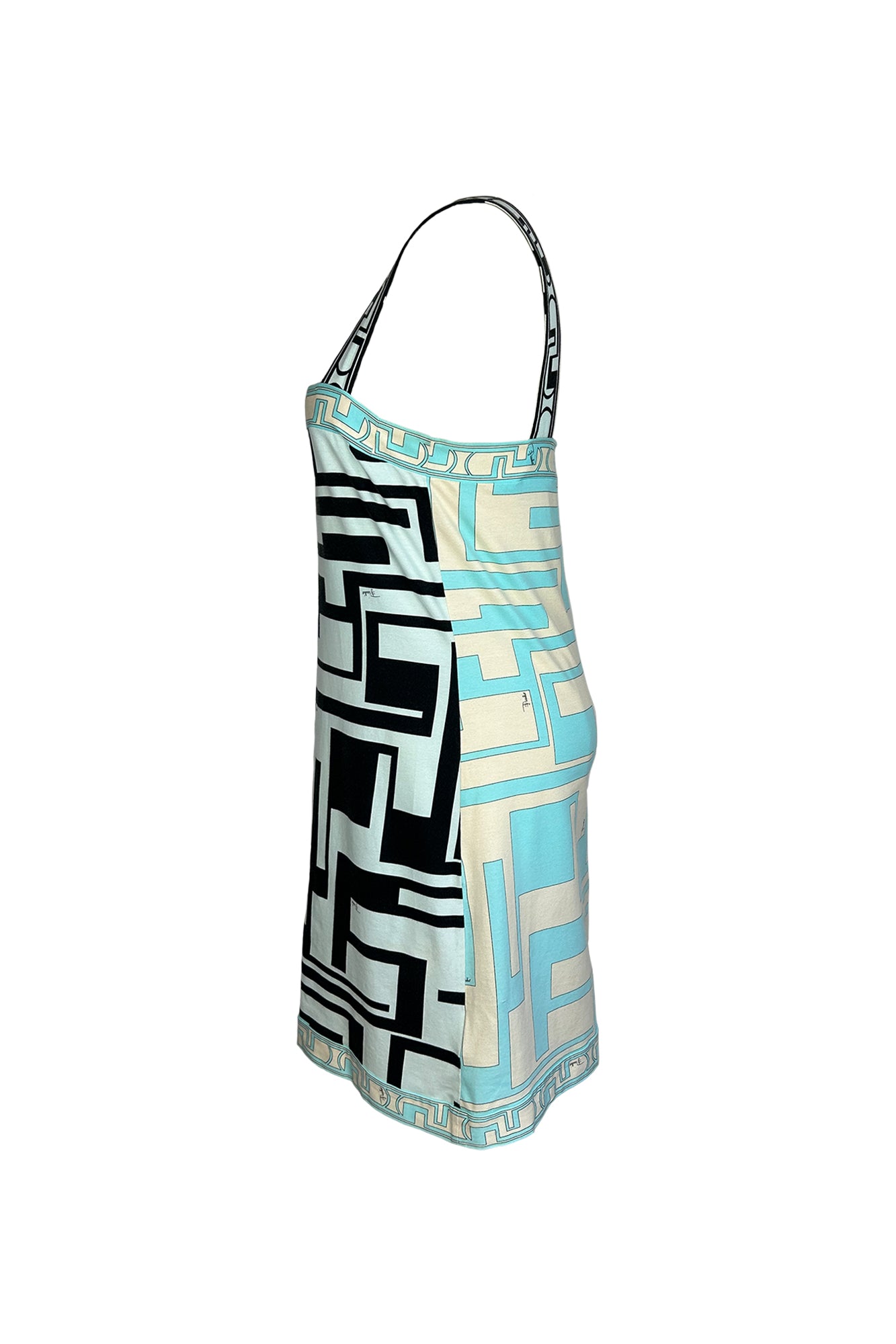 EMILIO PUCCI 1990S TORRE MOTIF DRESS