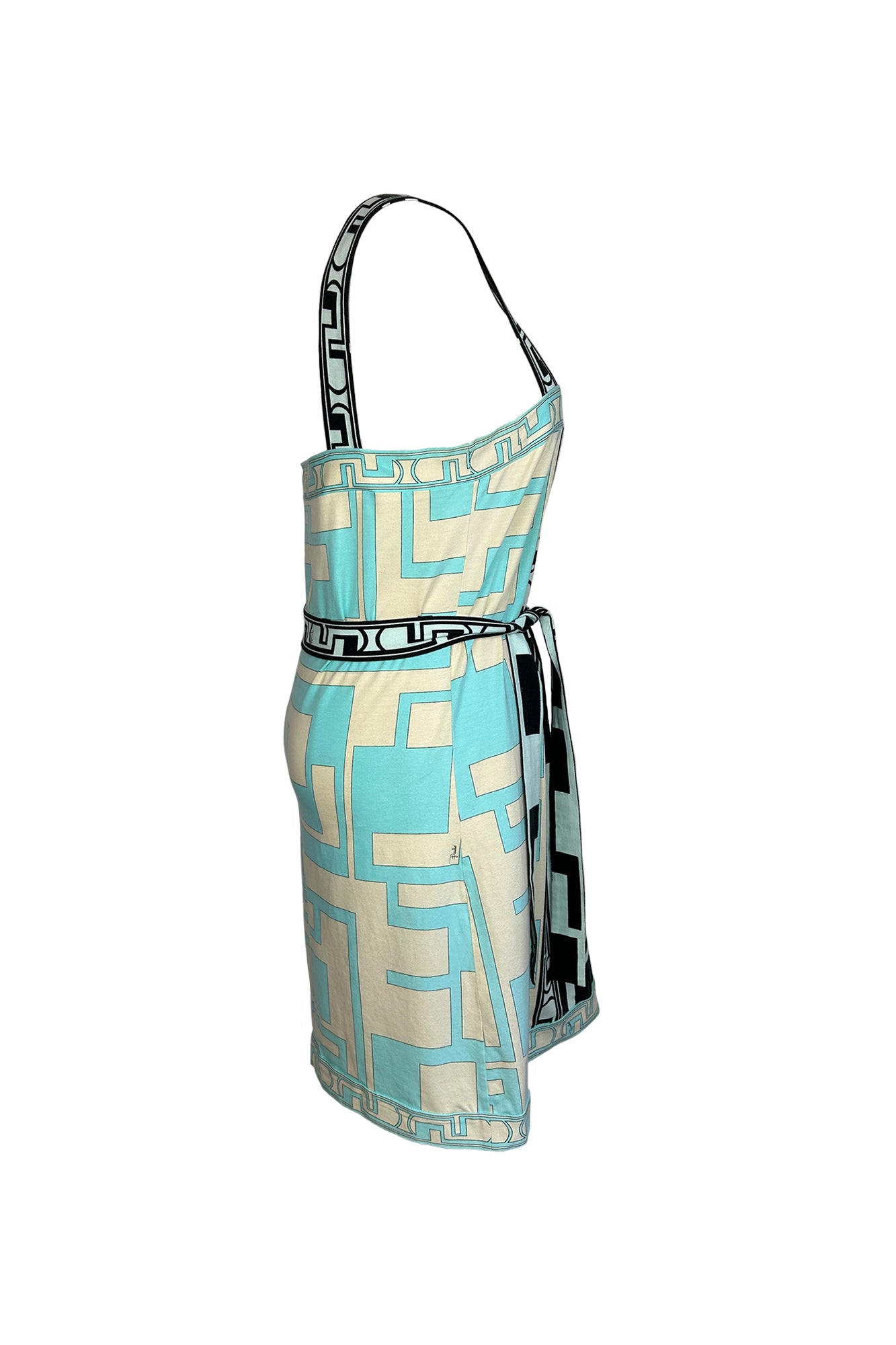 EMILIO PUCCI 1990S TORRE MOTIF DRESS