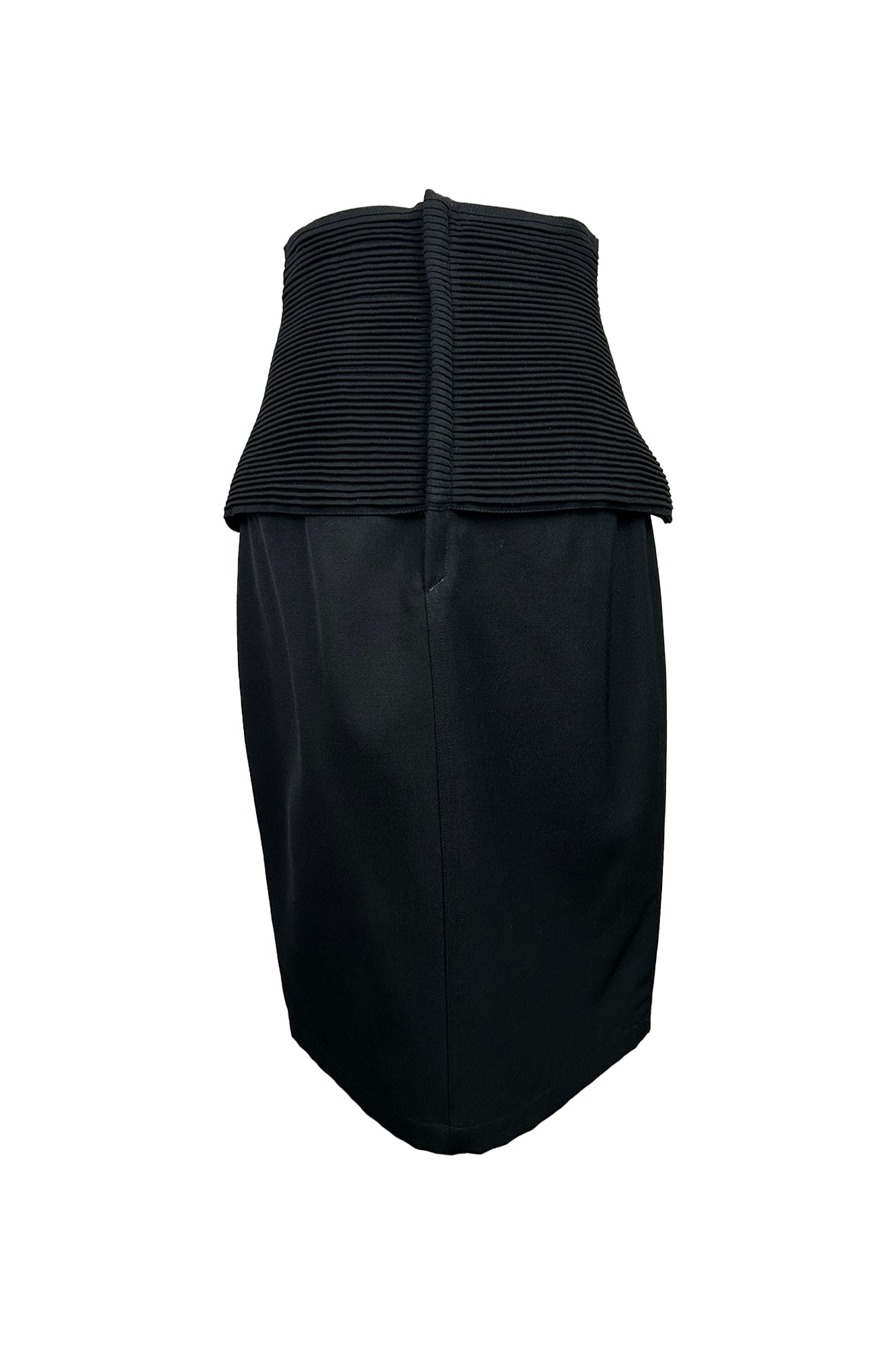 GIANNI VERSACE 1980S PLEATED WRAP SKIRT