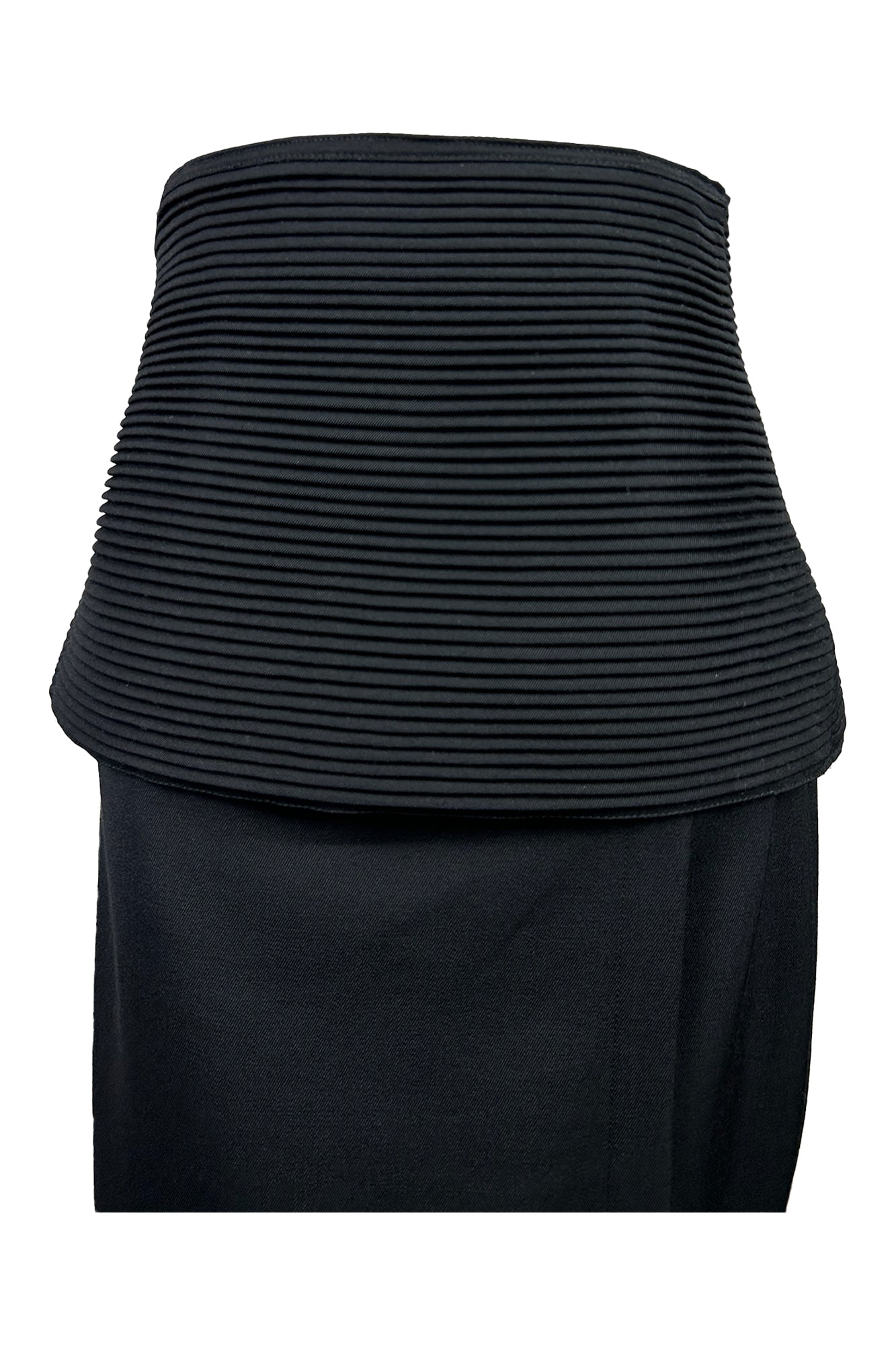 GIANNI VERSACE 1980S PLEATED WRAP SKIRT