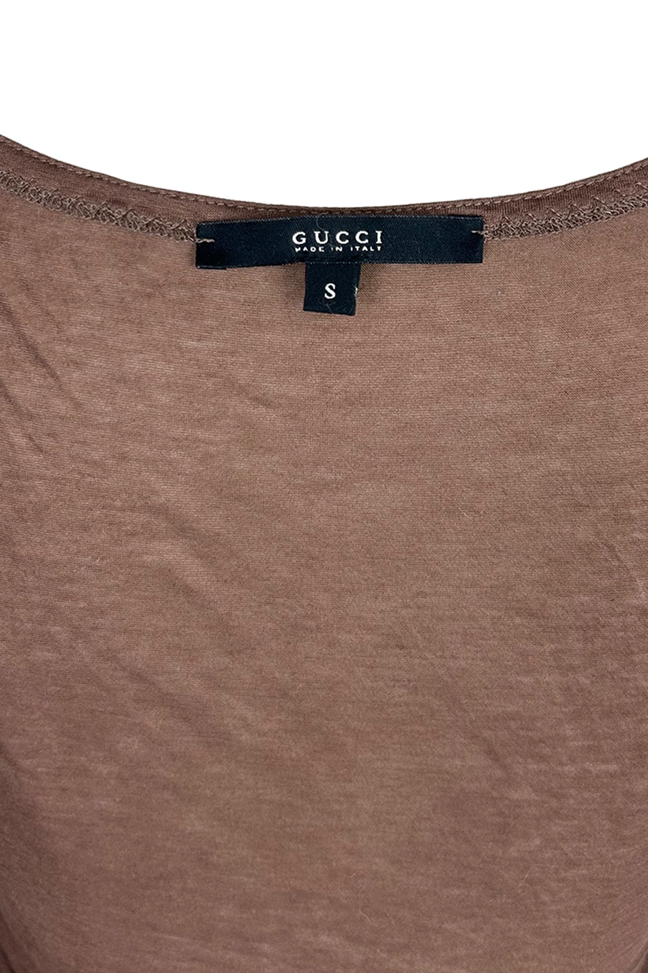 GUCCI 2003 DRAPED TOP