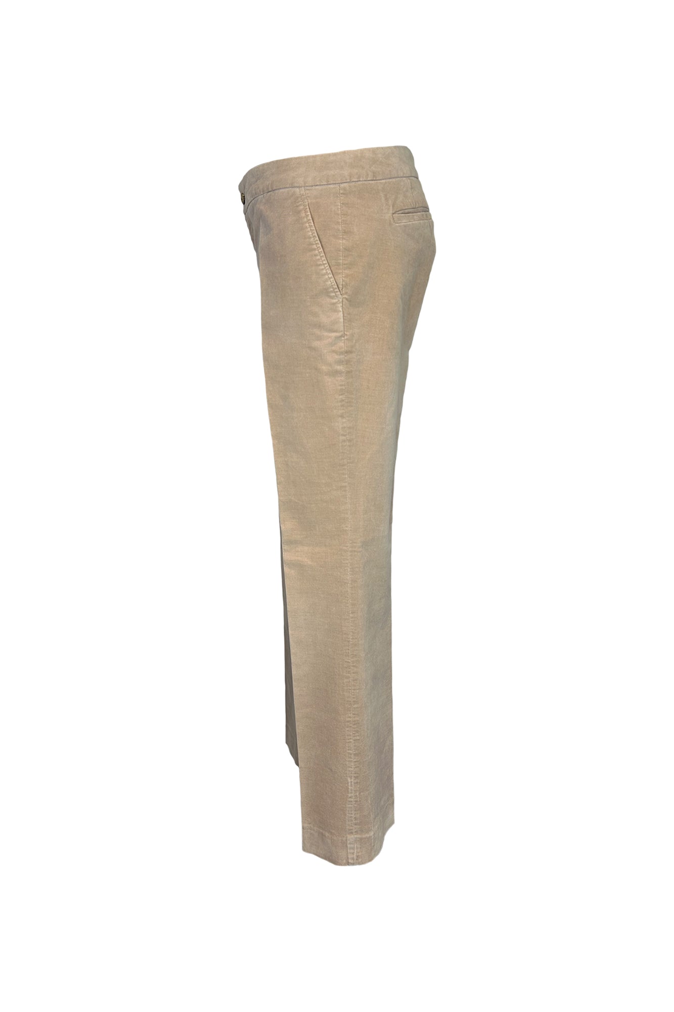 GUCCI 2006 VELVET PRESSED PLEAT TROUSERS