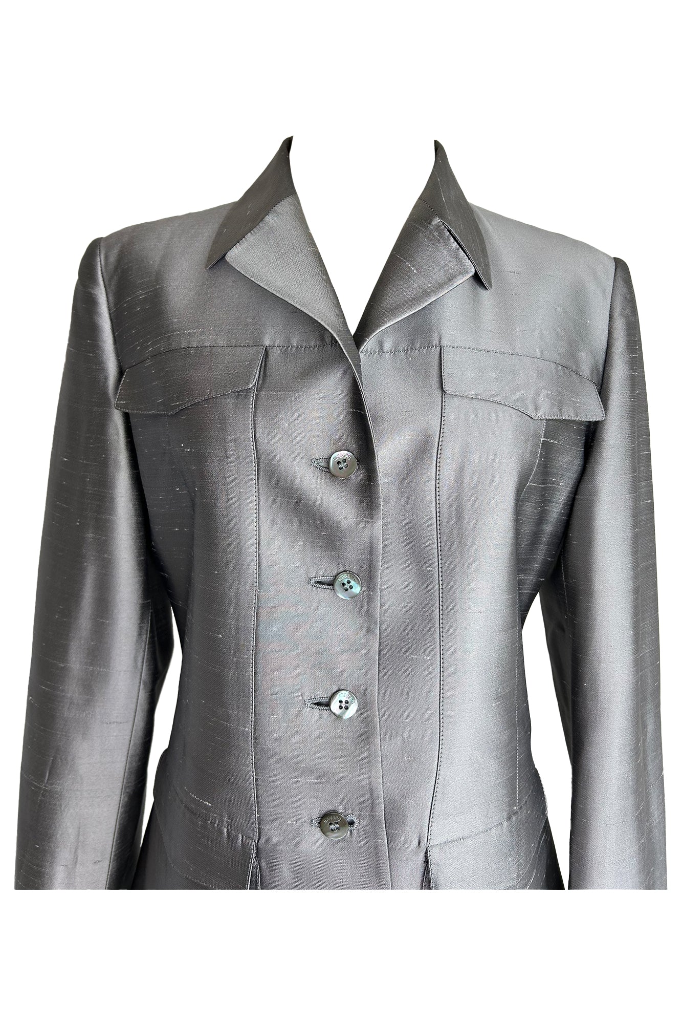 ICEBERG 1990S SILK BLAZER