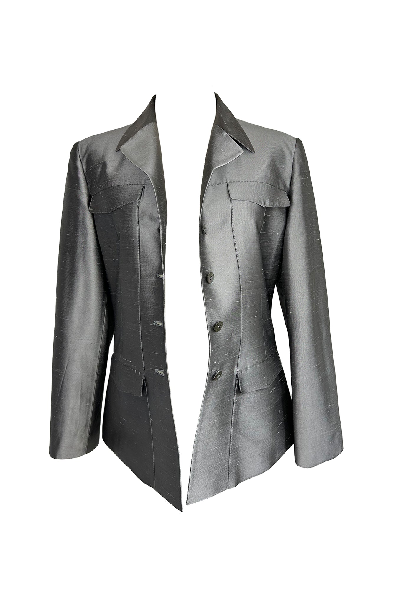 ICEBERG 1990S SILK BLAZER
