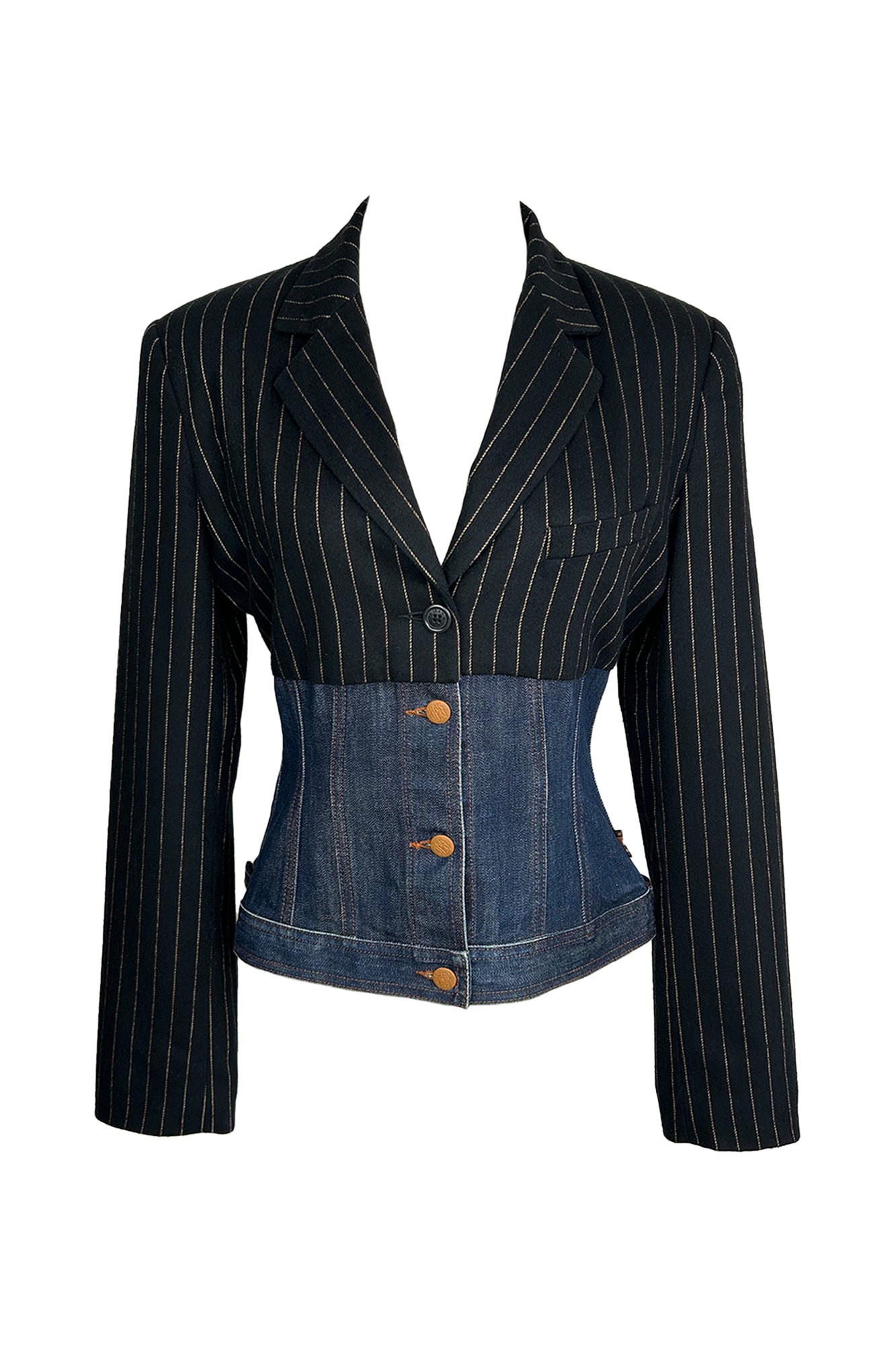 JEAN PAUL GAULTIER JEAN'S 1990S DECONSTRUCTED JACKET