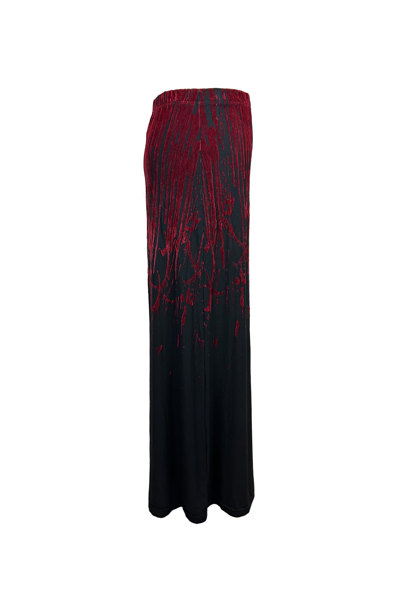 JEAN PAUL GAULTIER JEAN'S F/W 1998 VELVET MAXI SKIRT