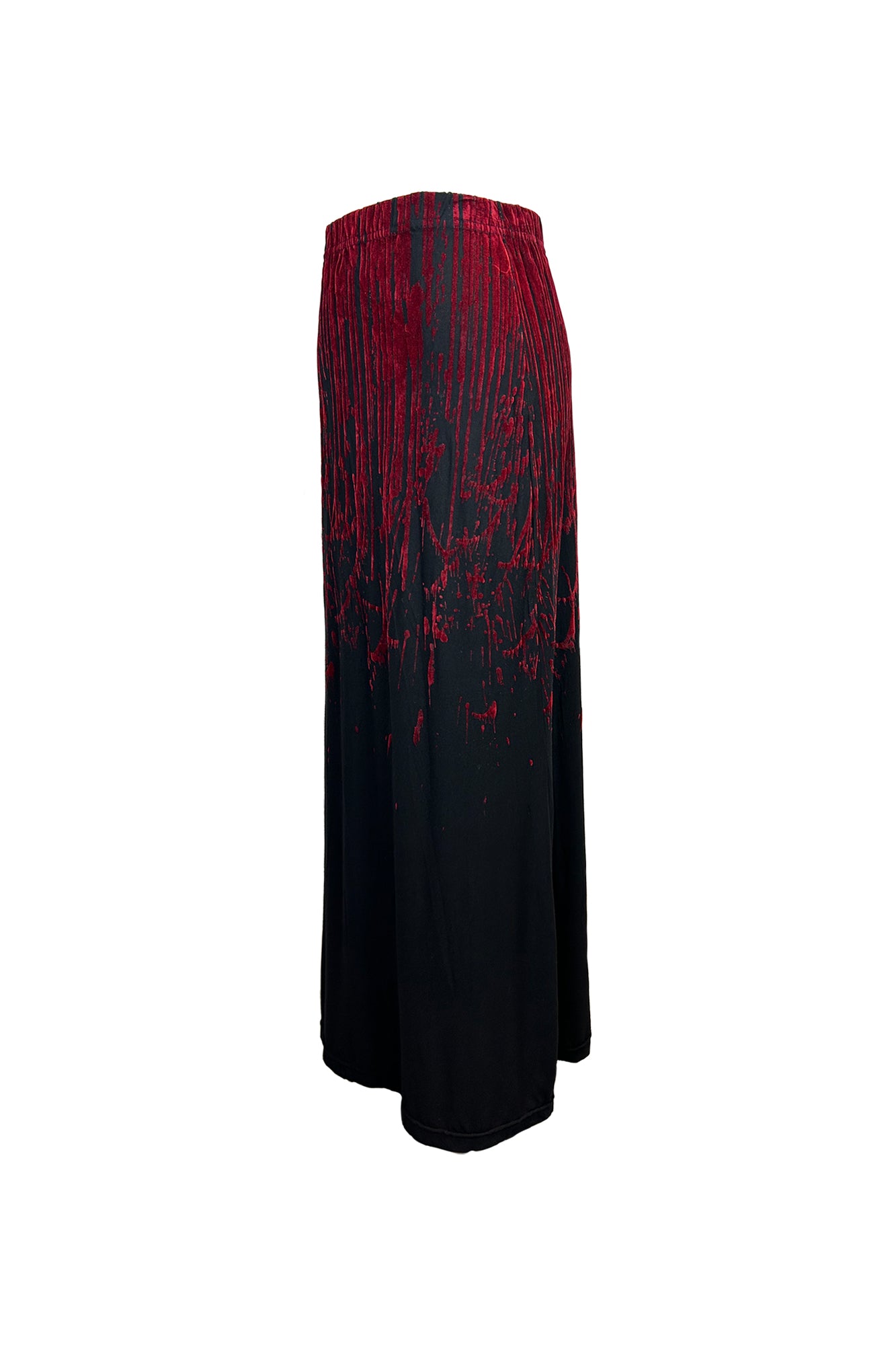 JEAN PAUL GAULTIER JEAN'S F/W 1998 VELVET MAXI SKIRT