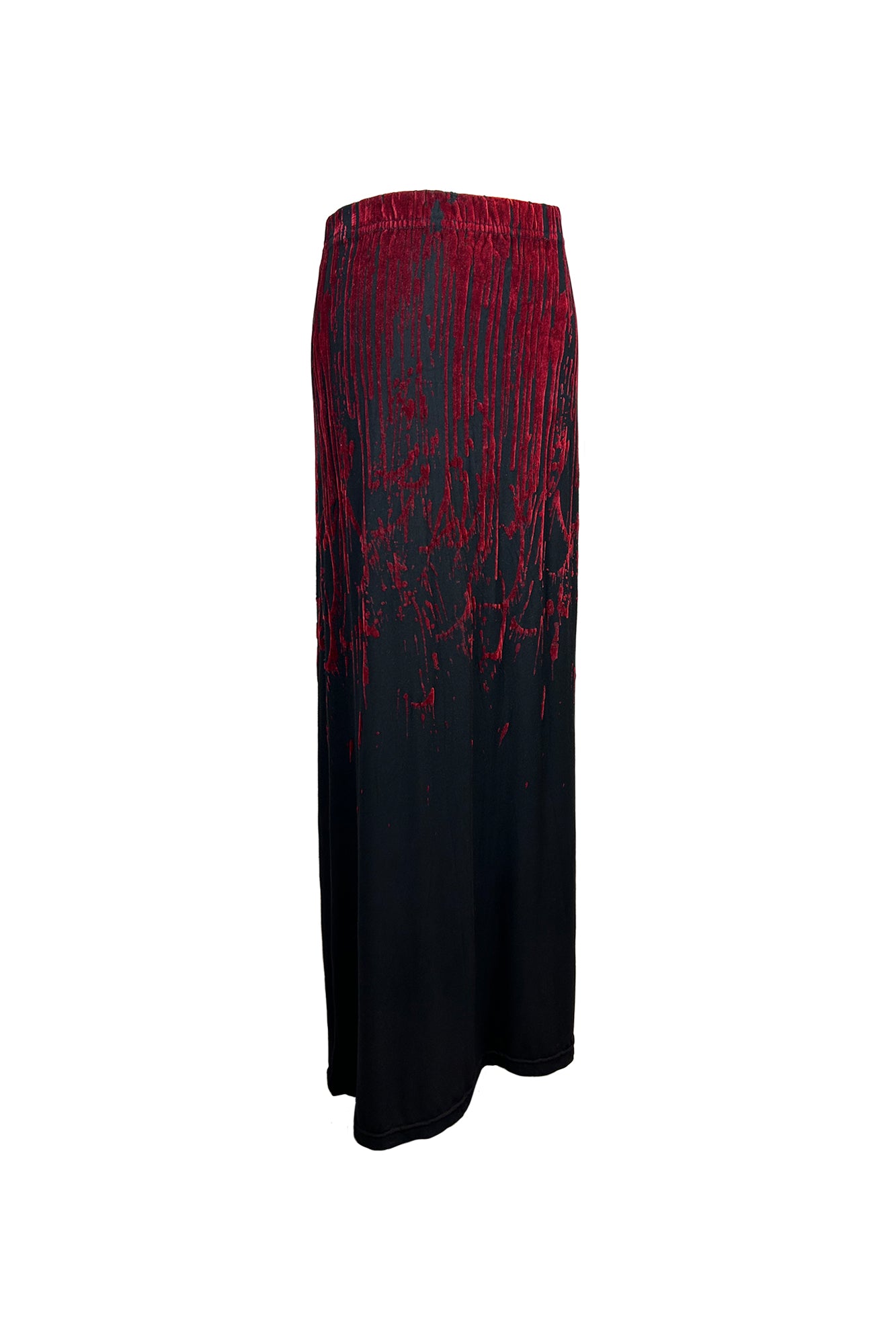 JEAN PAUL GAULTIER JEAN'S F/W 1998 VELVET MAXI SKIRT