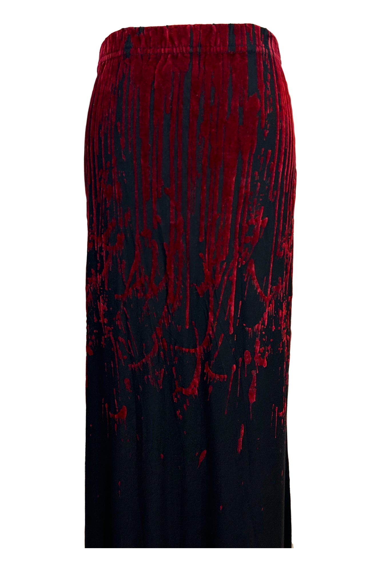 JEAN PAUL GAULTIER JEAN'S F/W 1998 VELVET MAXI SKIRT