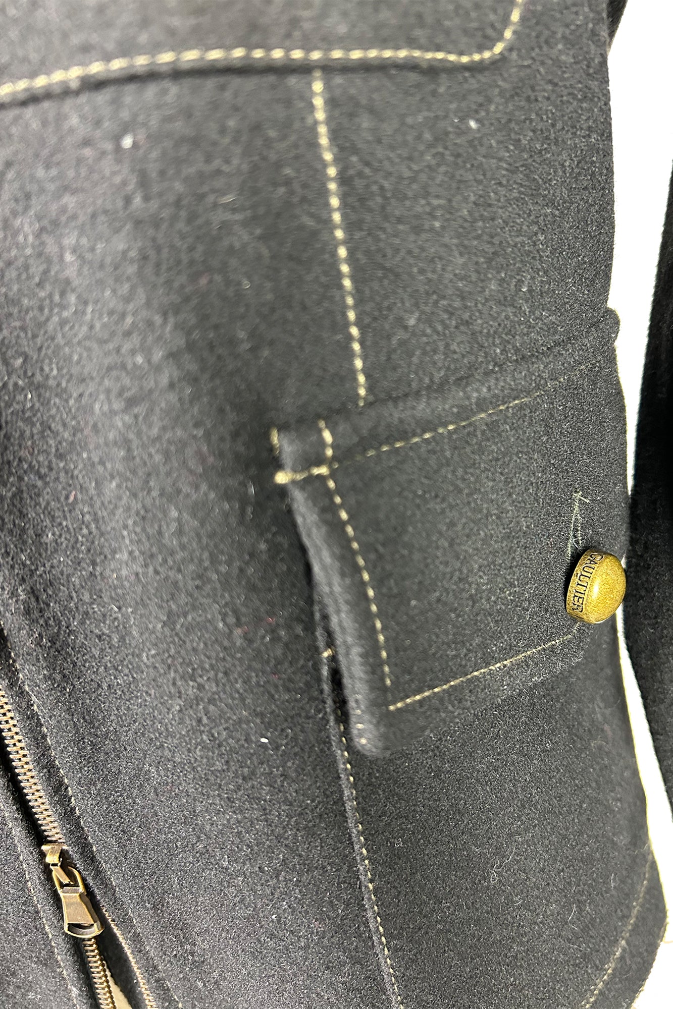JEAN PAUL GAULTIER JEAN'S 1990S WOOL MILITARY JACKET