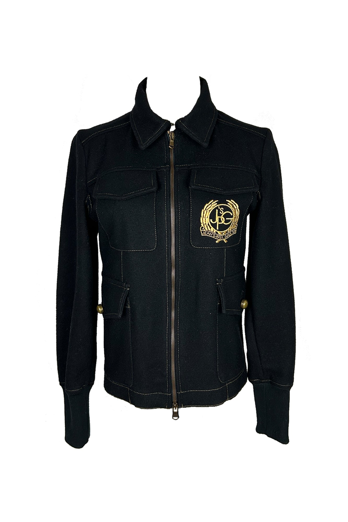 JEAN PAUL GAULTIER JEAN'S 1990S WOOL MILITARY JACKET
