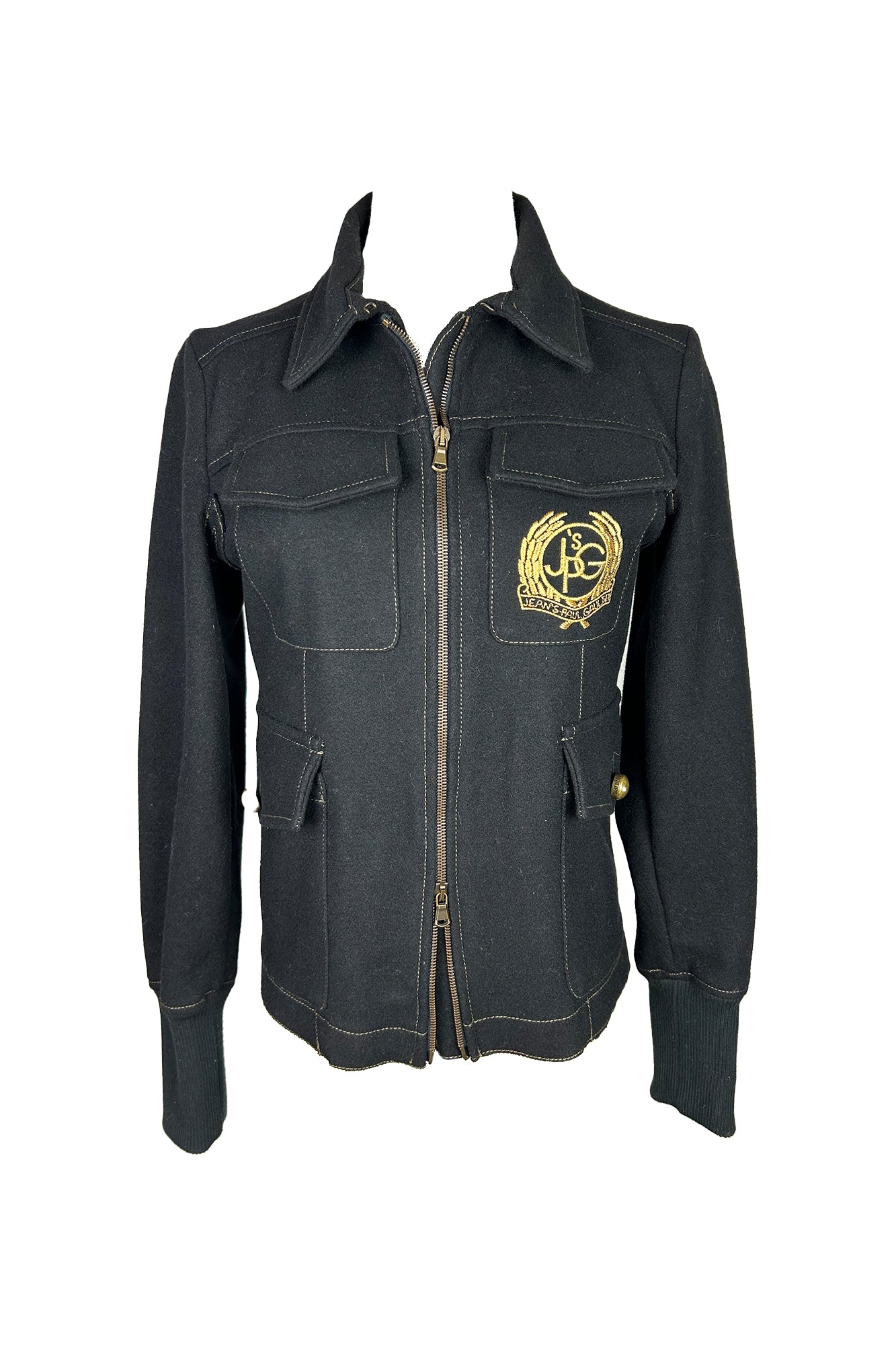 JEAN PAUL GAULTIER JEAN'S 1990S WOOL MILITARY JACKET