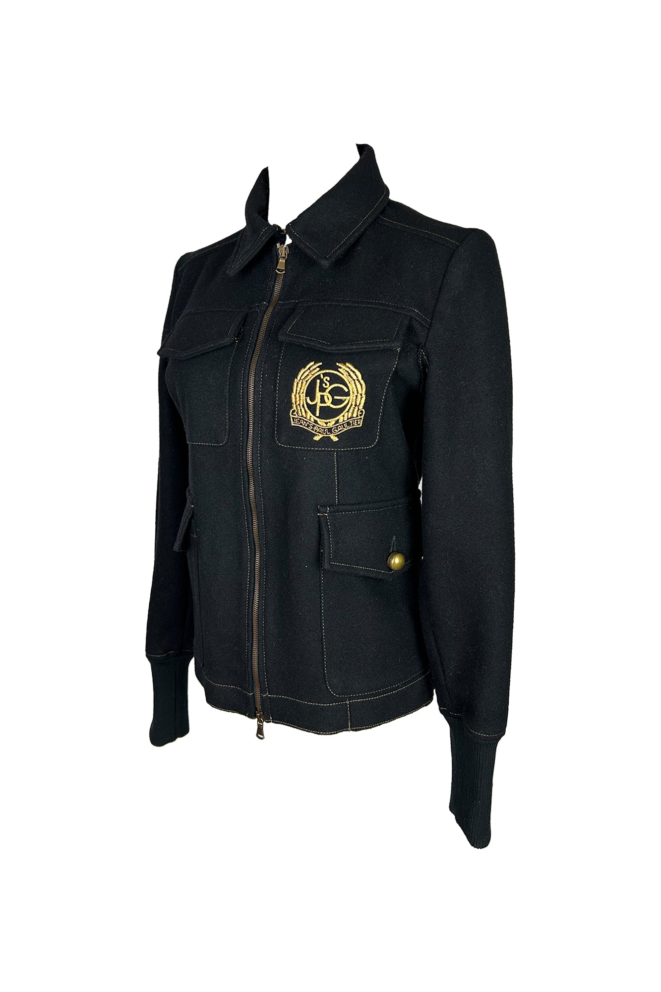 JEAN PAUL GAULTIER JEAN'S 1990S WOOL MILITARY JACKET