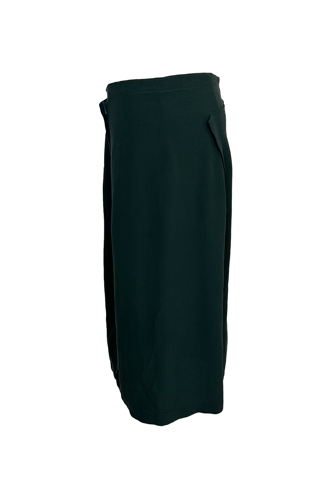 LIVIANA CONTI 2000S SILK ASYMMETRICAL SKIRT