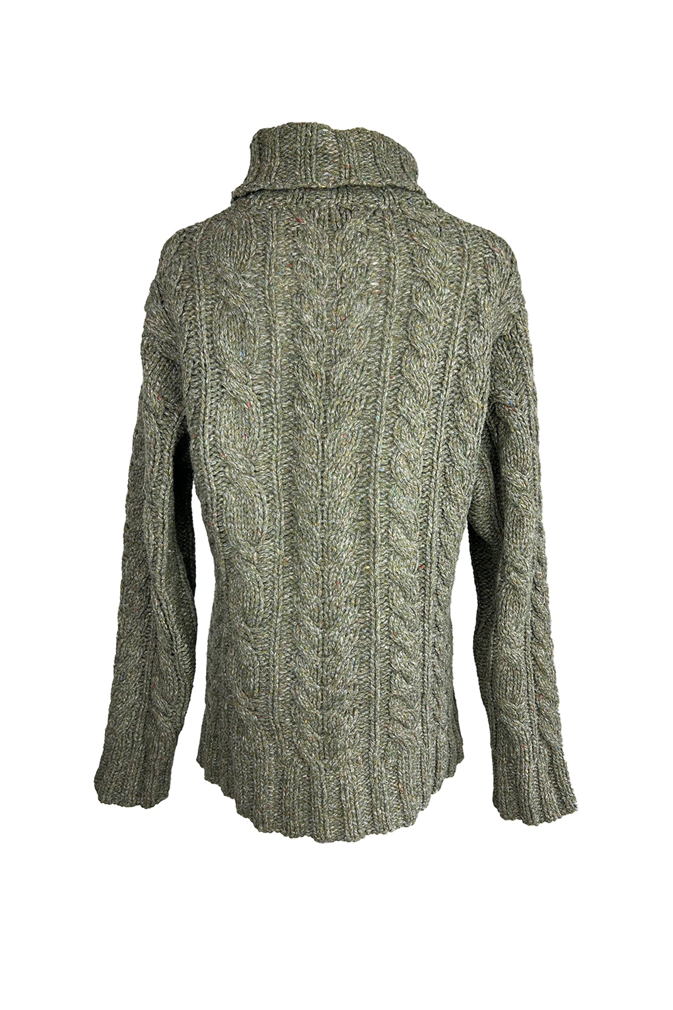 MIU MIU 1990S CABLE-KNIT TURTLEKNECK