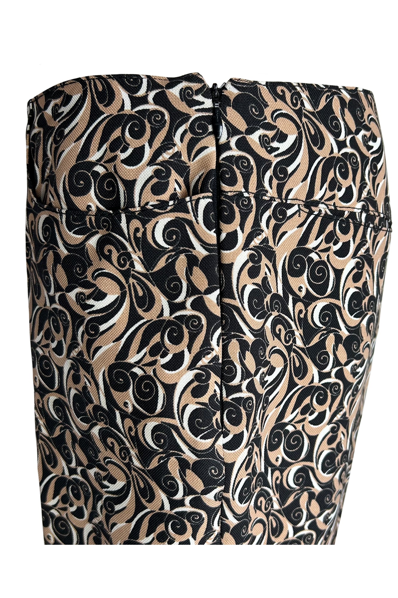 MIU MIU F/W 2000 ABSTRACT PRINT TROUSERS