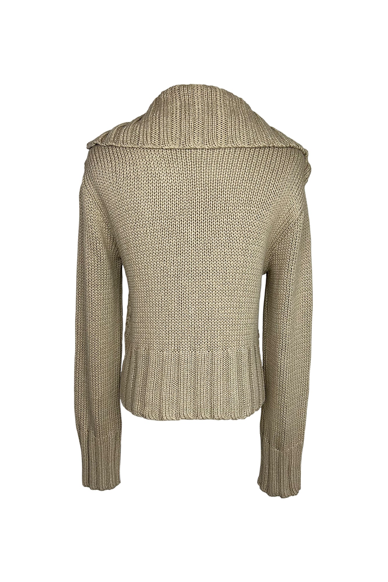 PRADA LINEA ROSSA 2000S BIG KNIT CARDIGAN