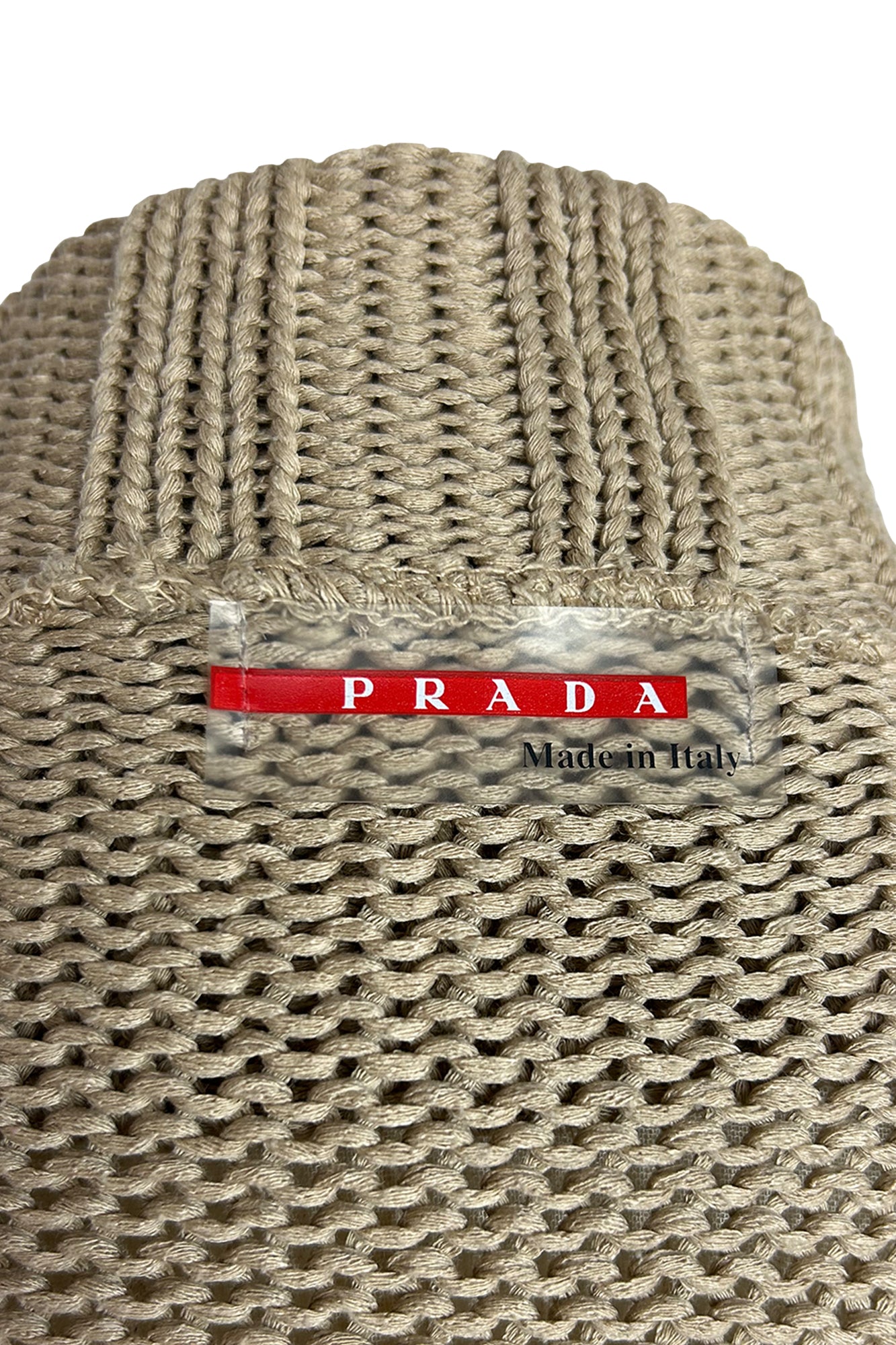 PRADA LINEA ROSSA 2000S BIG KNIT CARDIGAN