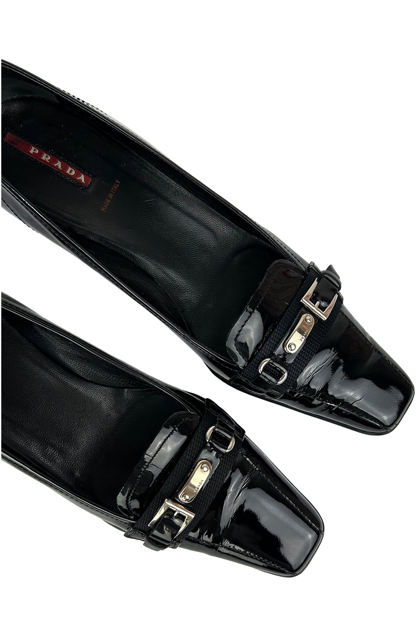 PRADA LINEA ROSSA 2000S KITTEN HEELS