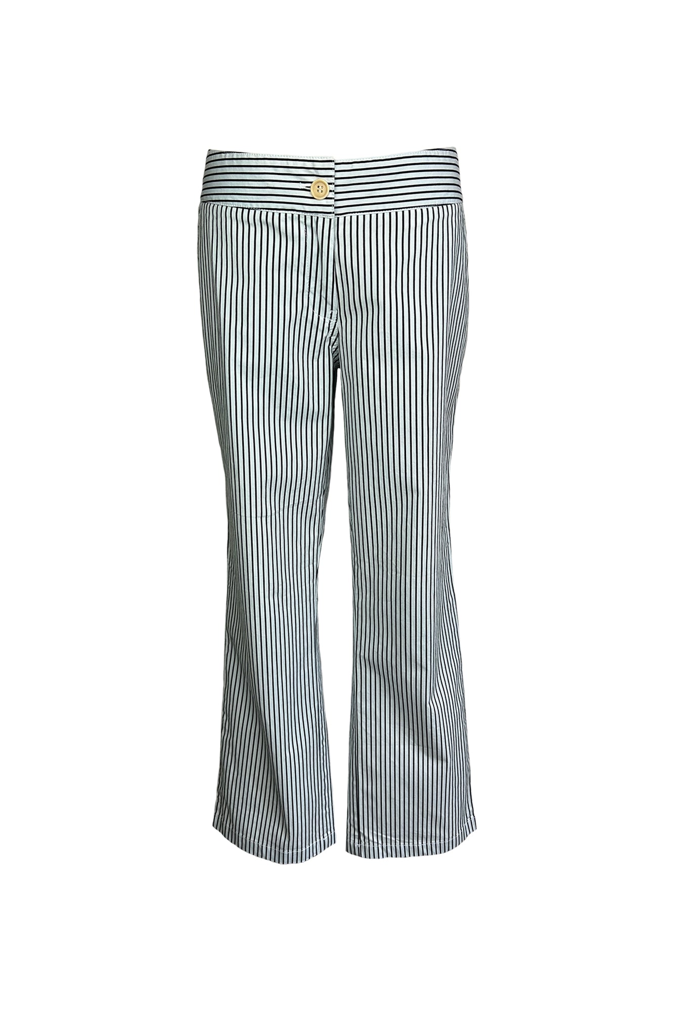 PRADA LINEA ROSSA 2000S STRIPED TROUSERS