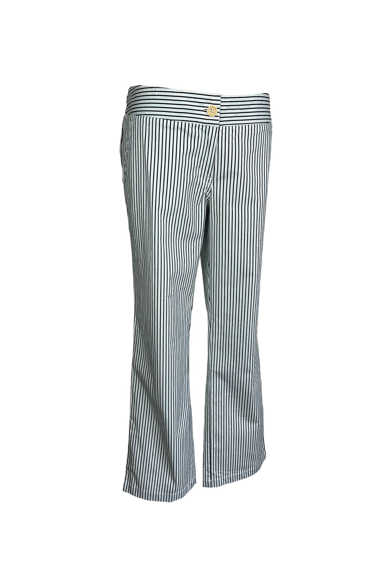 PRADA LINEA ROSSA 2000S STRIPED TROUSERS