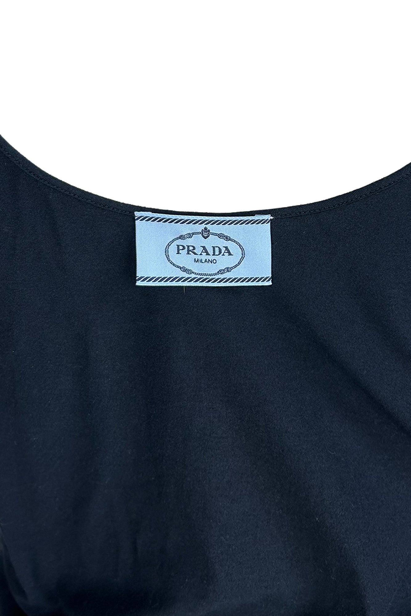 PRADA S/S 2013 TOP BLACK