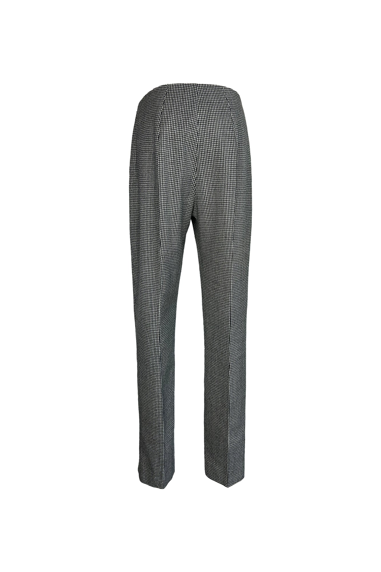 PRADA 1990S SHEPHERD'S CHECK TROUSERS