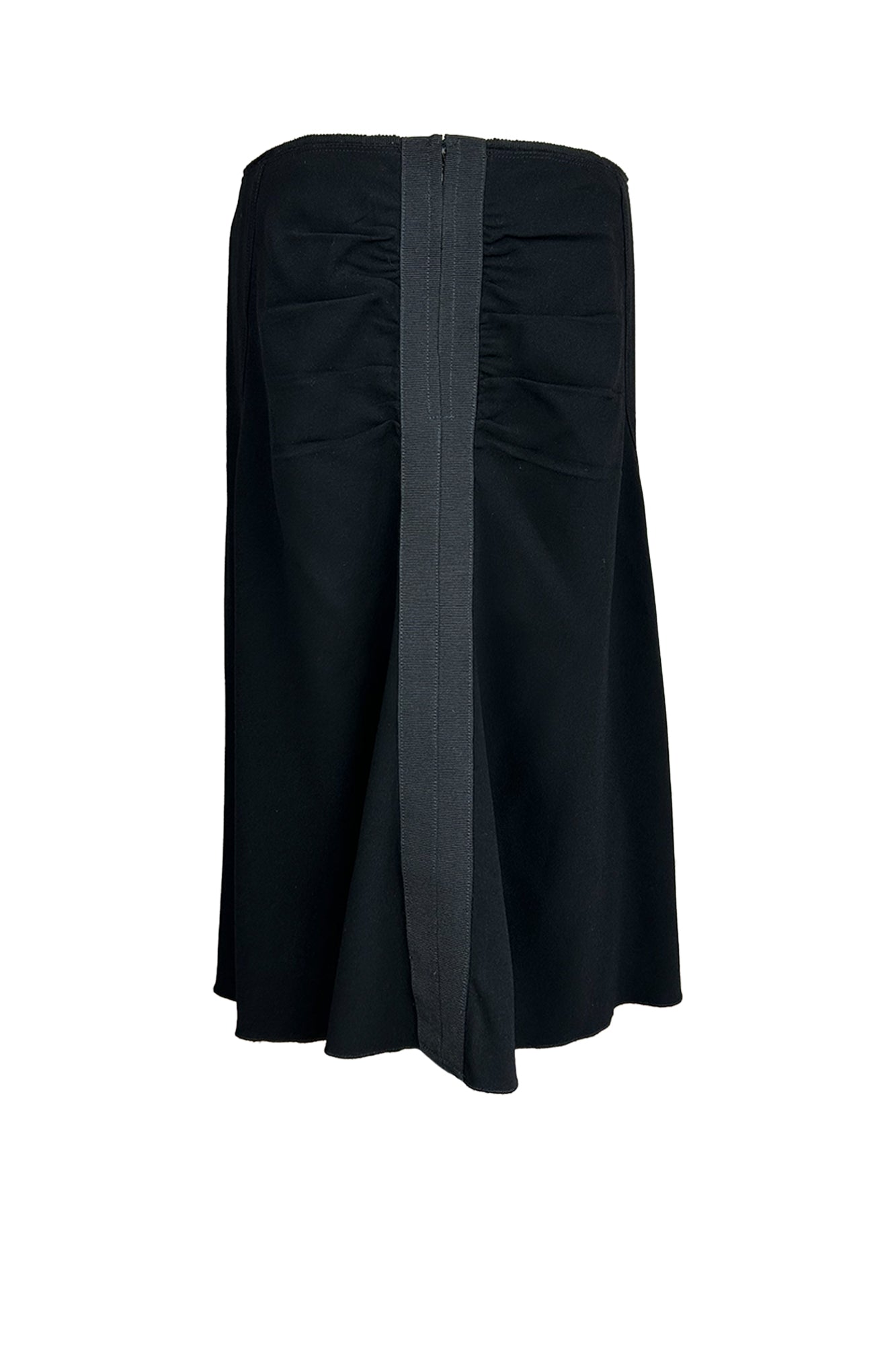 PRADA 2000S PLEATED MERMAID SKIRT