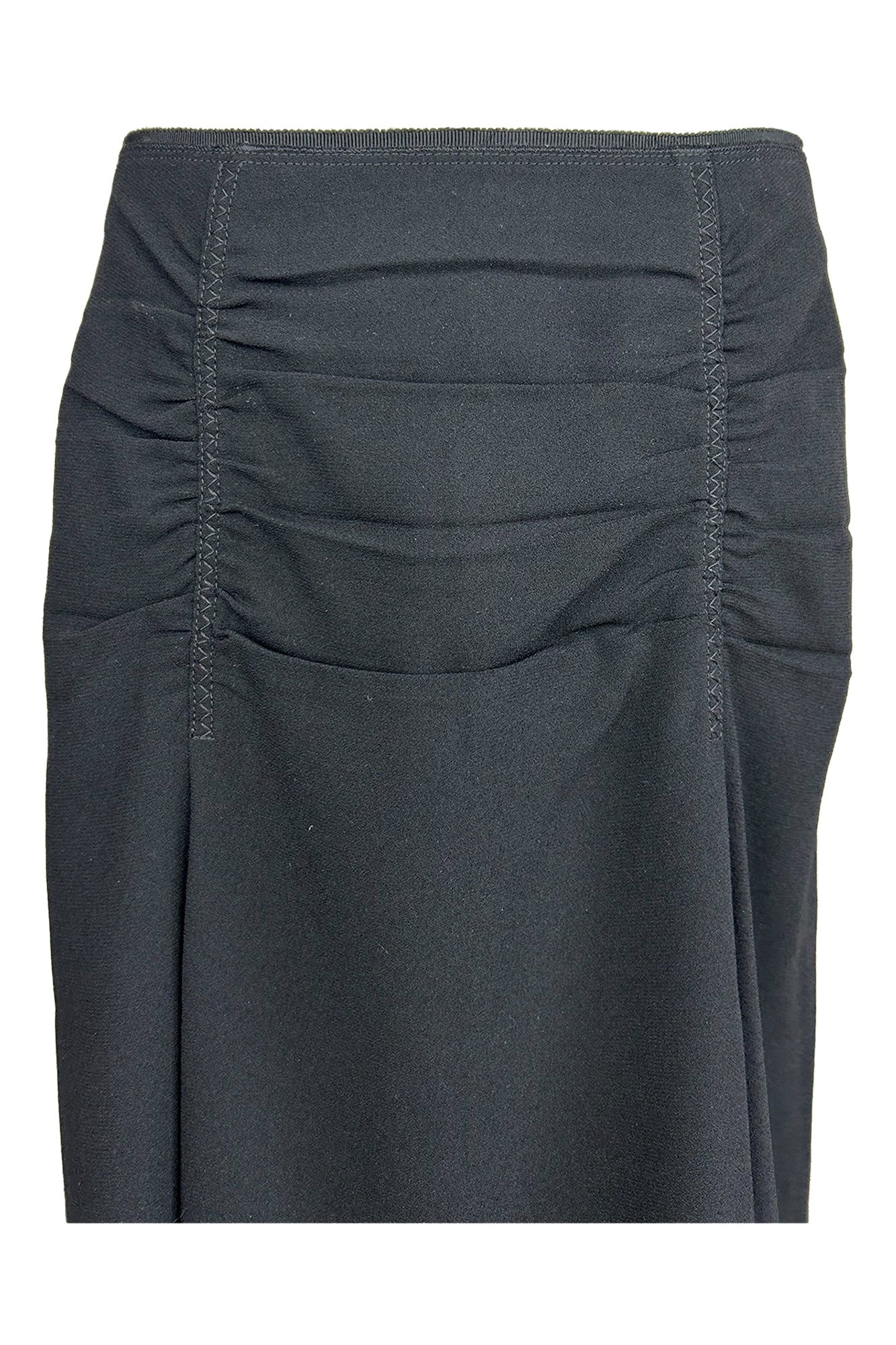 PRADA 2000S PLEATED MERMAID SKIRT