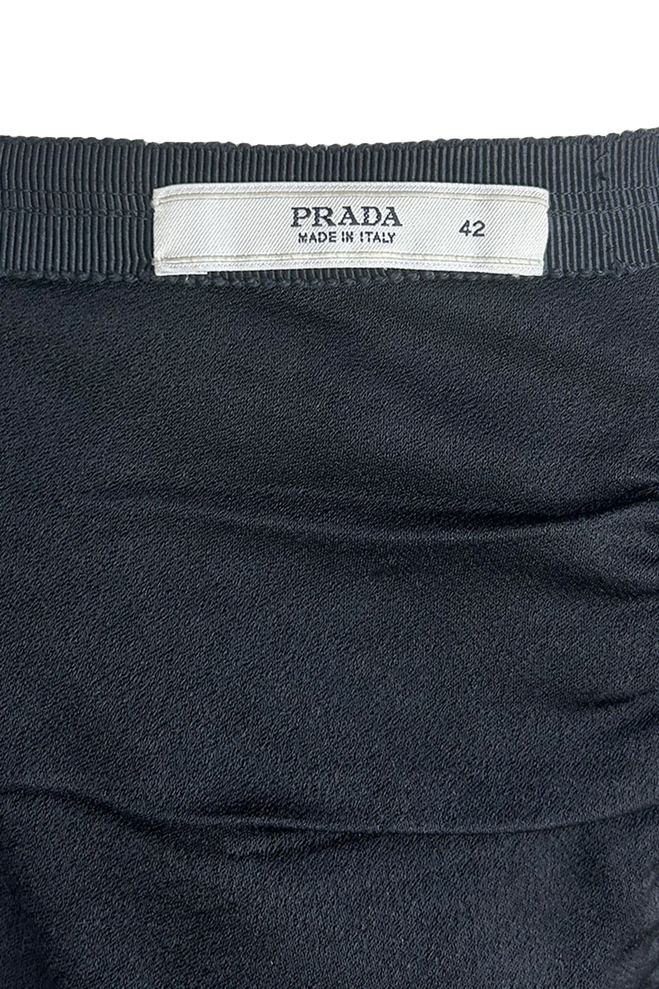 PRADA 2000S PLEATED MERMAID SKIRT
