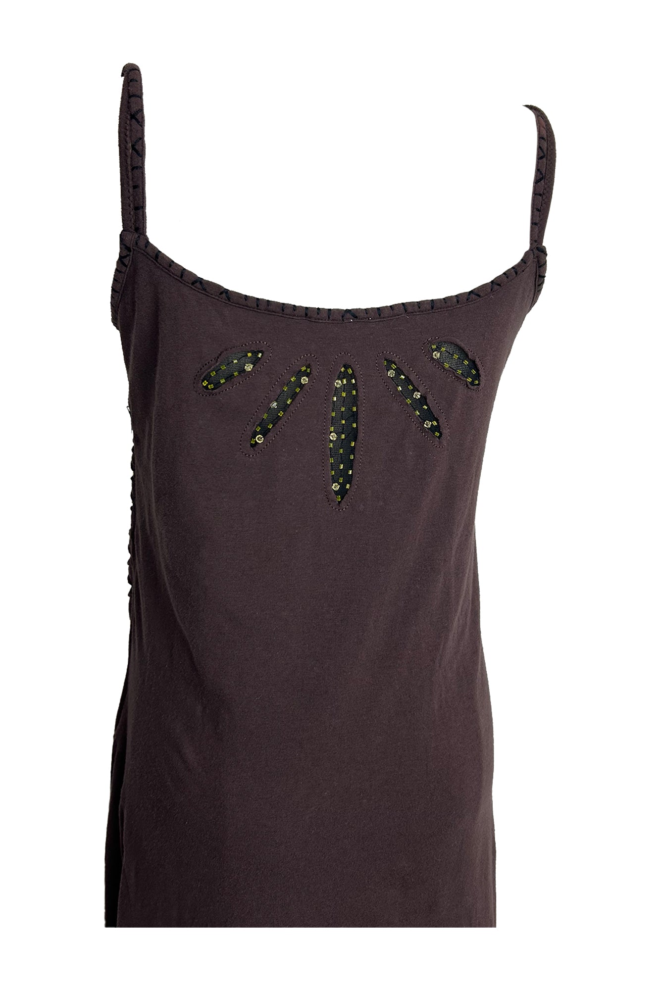 ROBERTO CAVALLI CLASS 2000S TRIBAL-INSPIRED DRESS