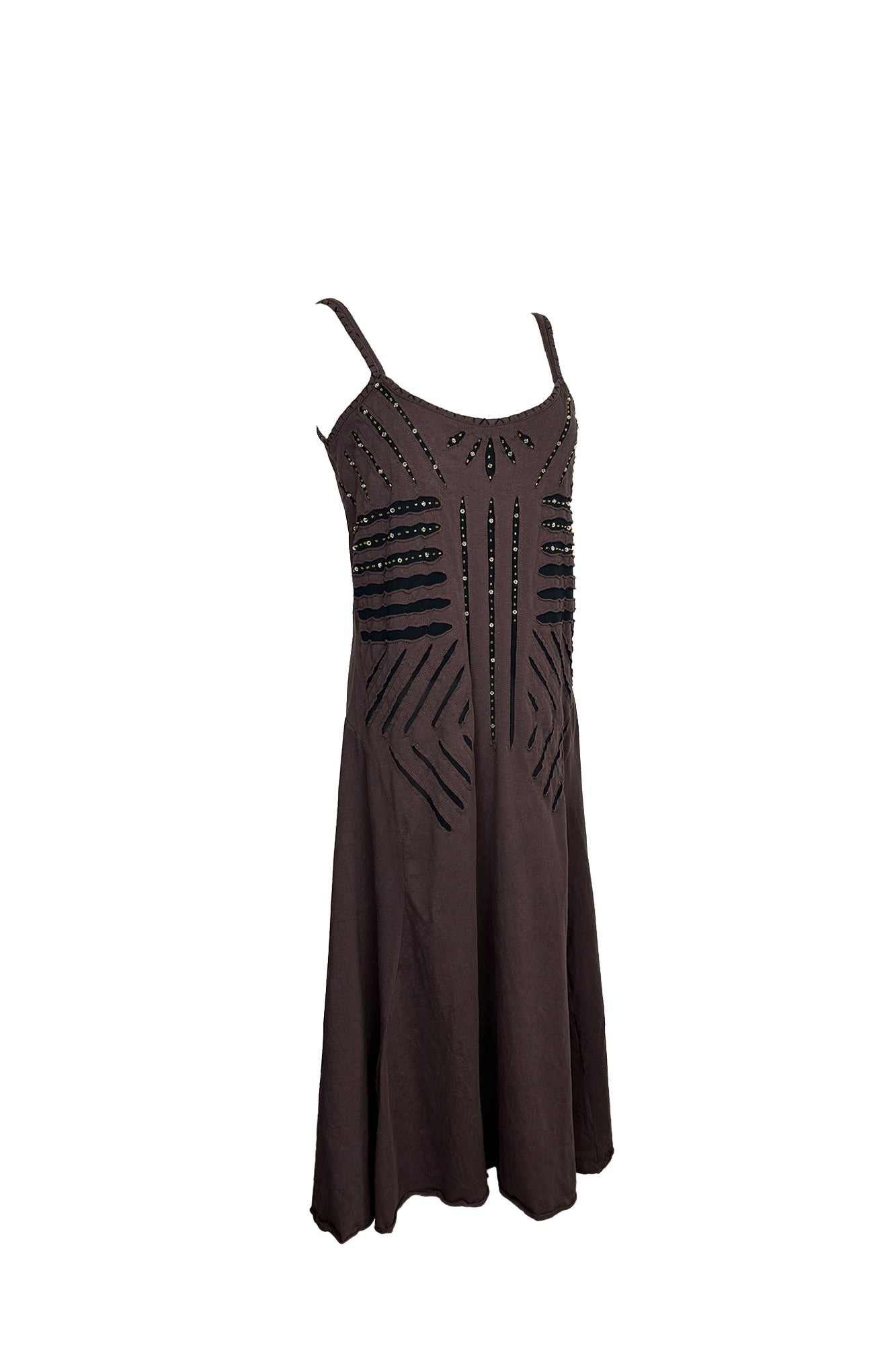 ROBERTO CAVALLI CLASS 2000S TRIBAL-INSPIRED DRESS