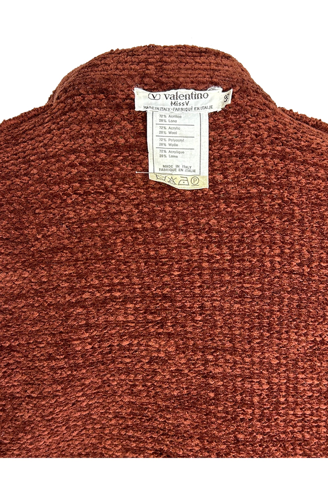 VALENTINO MISS V 1980S BOXY KNIT BLAZER