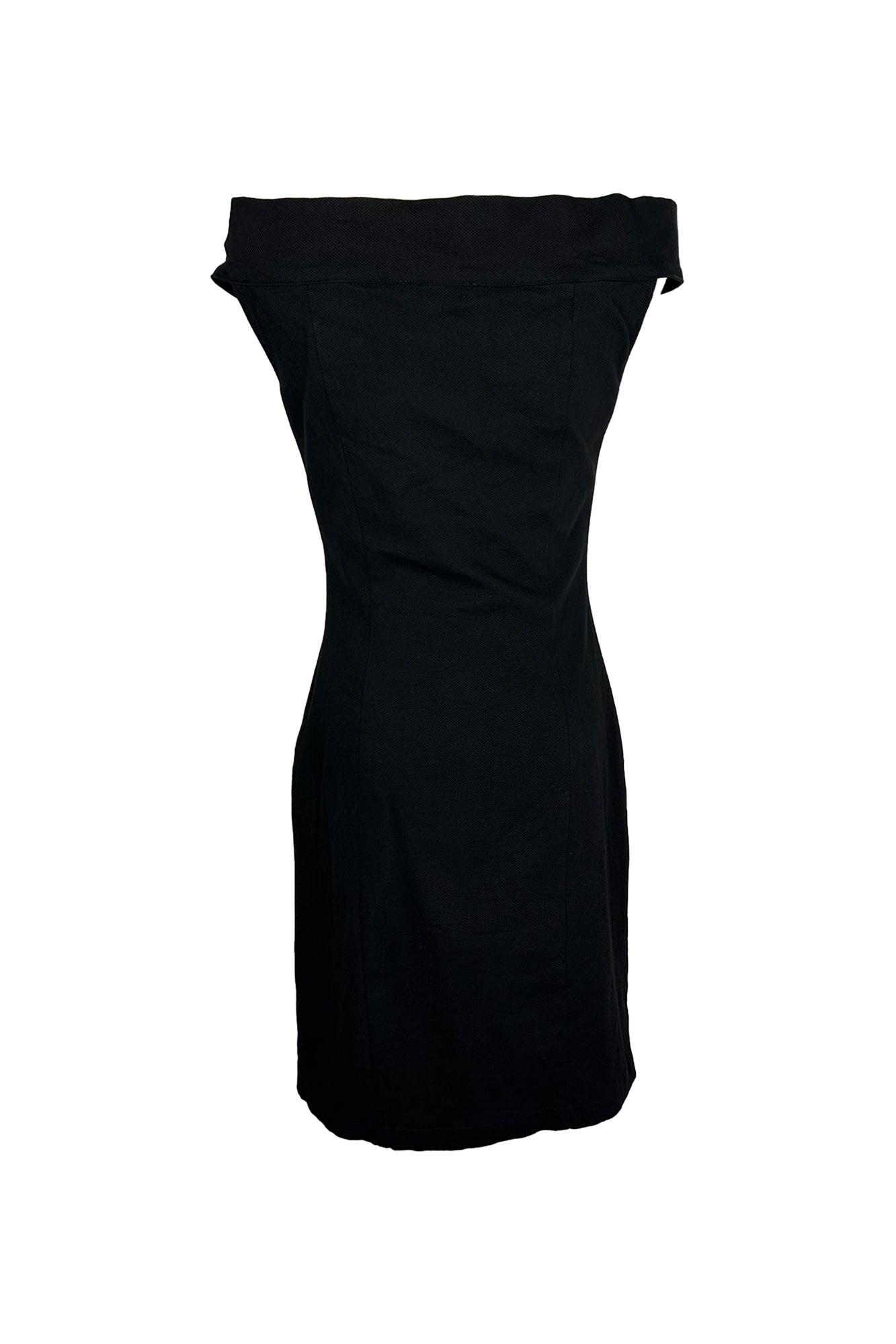 VALENTINO RED 1990S TEXTURED DRESS