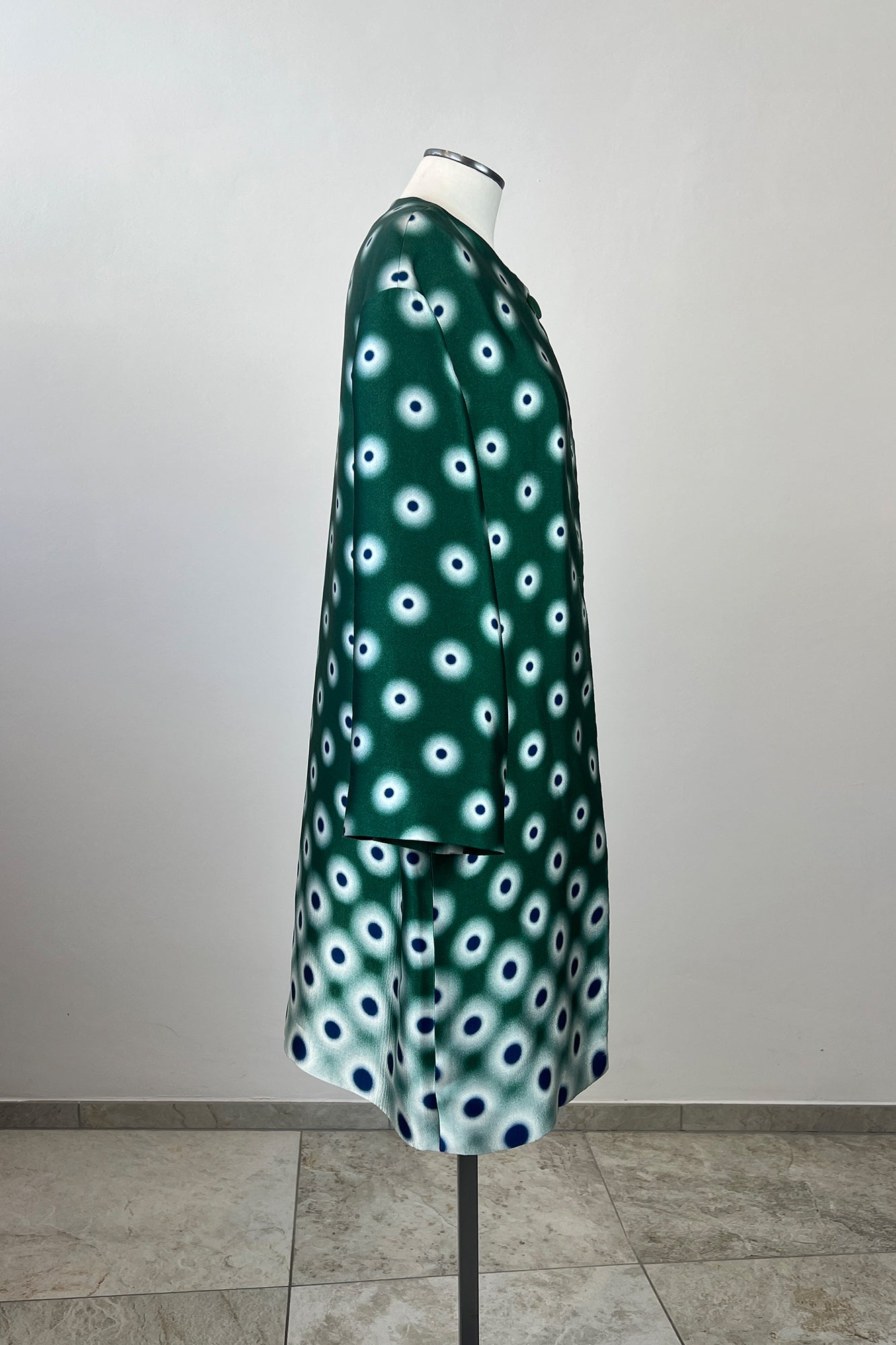 2010S PRADA COAT ABSTRACT PRINT