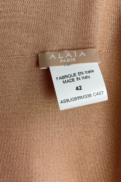 ALAÏA 2020S NEW KNIT SLIP DRESS