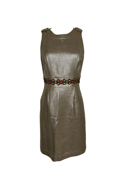 BANANA REPUBLIC 2010S METALLIC LOOK DRESS