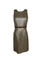 BANANA REPUBLIC 2010S METALLIC LOOK DRESS