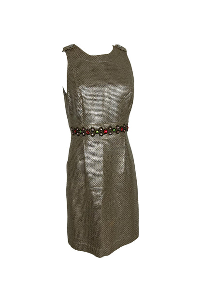 BANANA REPUBLIC 2010S METALLIC LOOK DRESS