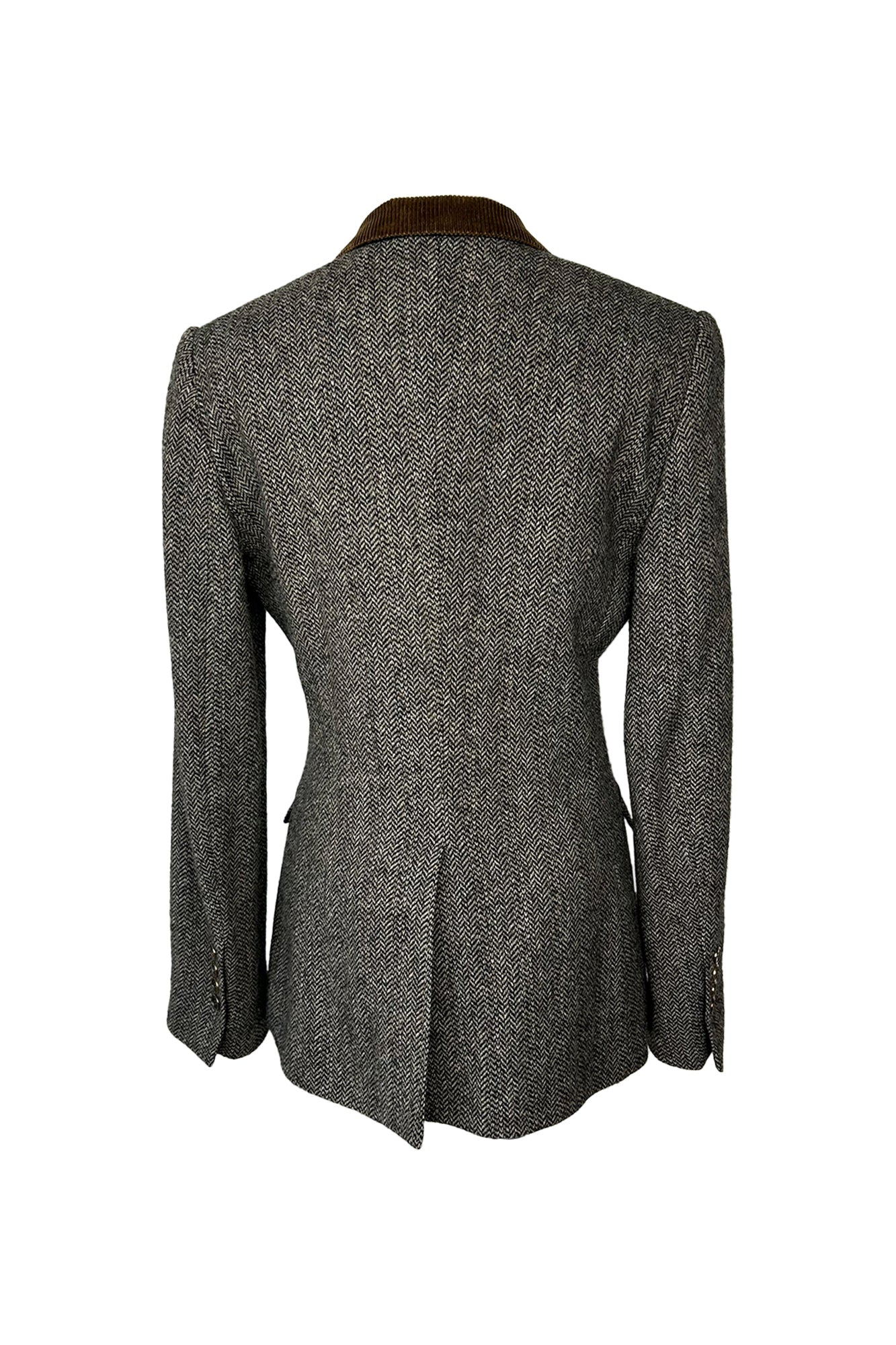 DOLCE & GABANNA 1990S HERRINGBONE TWEED BLAZER